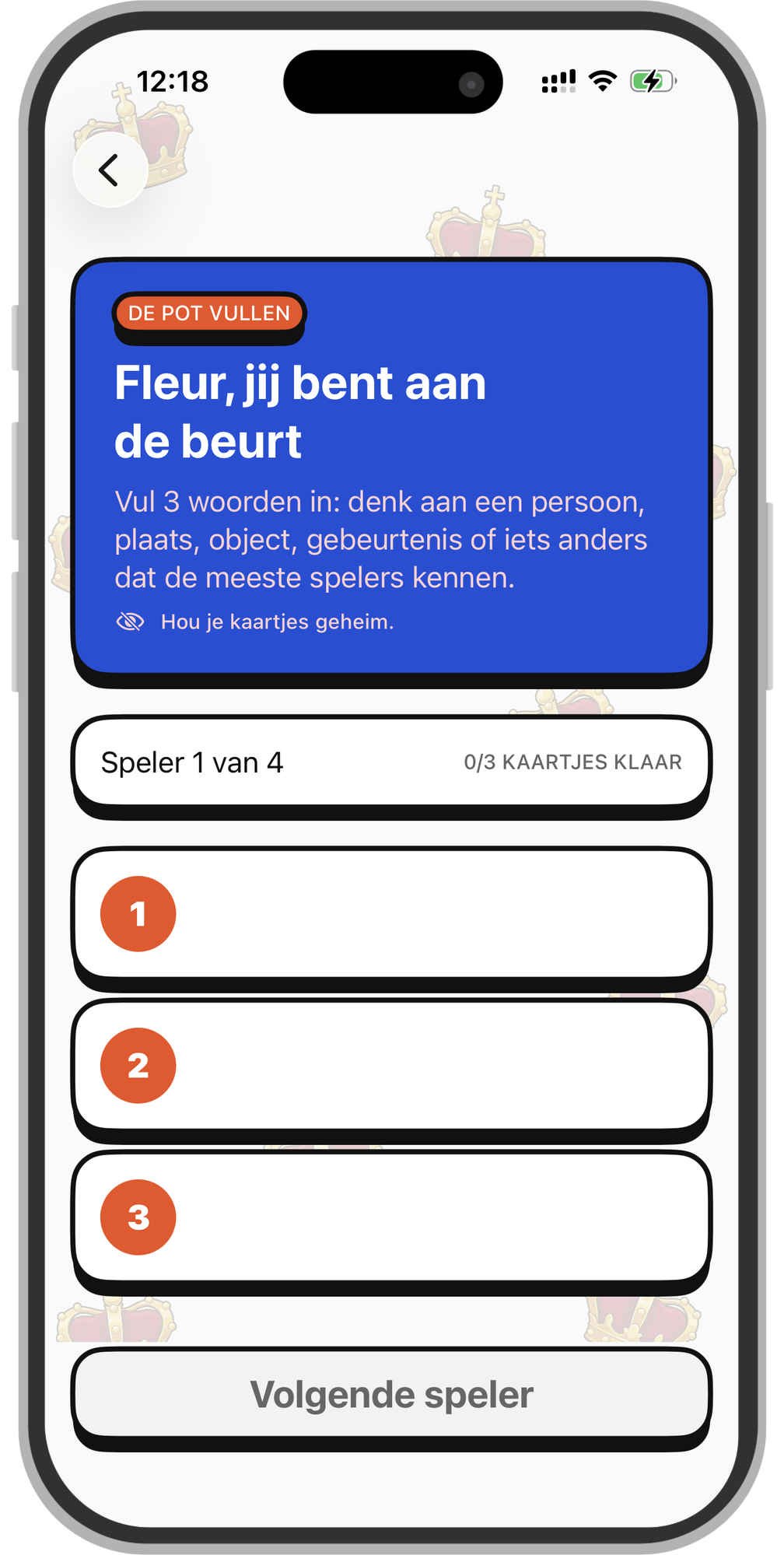 Mockup van de pot vullen